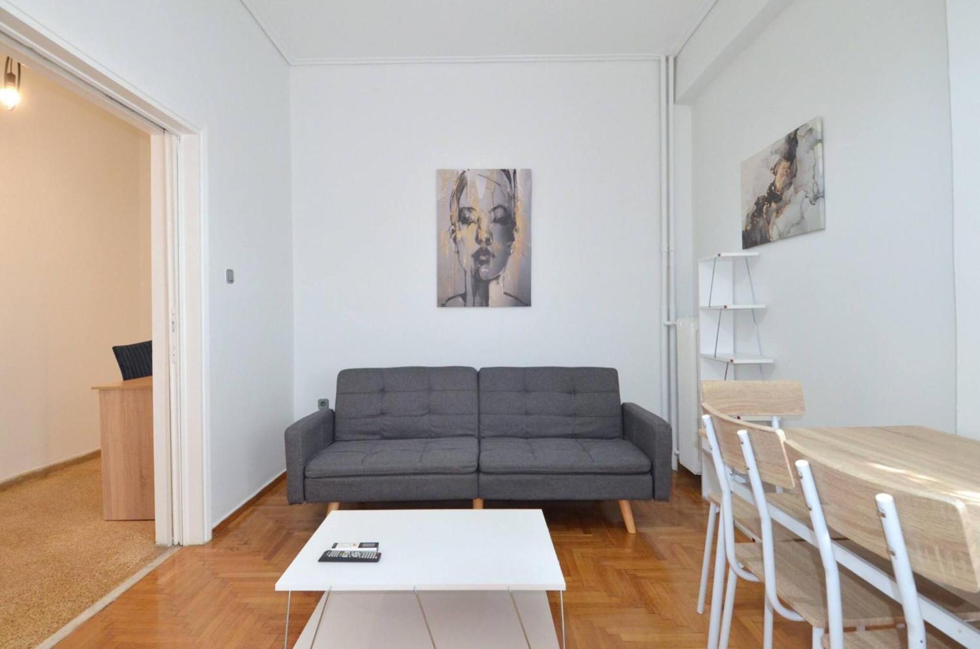 A Cozy Minimal Apartment At Koukaki, Dimitrako... Athens Ngoại thất bức ảnh